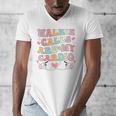 Walkie Calls Are My Cardio Special Education Teacher School Men's V-Neck T-Shirt, funny design