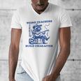 Weird Teachers Build Character Shirt Raccoon Teacher Men's V-Neck T-Shirt, funny design Weird Teachers Build Character Shirt Raccoon Teacher Men's V-Neck T-Shirt, funny design