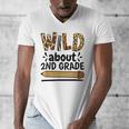 Wild About 2Nd Grade School Grade Teacher Men's V-Neck T-Shirt, 2nd Grade Teacher Gifts, funny design Wild About 2Nd Grade School Grade Teacher Men's V-Neck T-Shirt, 2nd Grade Teacher Gifts, funny design