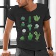 10 Types Of Cactus Succulent Teacher Chart Cactus Lover Tee Men's V-Neck T-Shirt, gift for family, gift for coworker