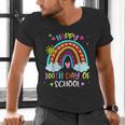 100th Day Of School Rainbow Happy 100 Days Smarter Teacher Men's V-Neck T-Shirt, gift for family, gift for coworker 100th Day Of School Rainbow Happy 100 Days Smarter Teacher Men's V-Neck T-Shirt, gift for family, gift for coworker