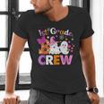 1st Grade Boo Crew First Grade Halloween Costume Teacher Kid Men's V-Neck T-Shirt, First Grade Teacher Shirts, gift for family, gift for coworker
