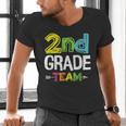 2nd Grade Team T-Shirt 2nd Grade Squad Teacher Men's V-Neck T-Shirt, 2nd Grade Teacher Shirts, gift for family, gift for coworker