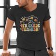 4th Fourth Grade Teacher Appreciation Teaching Wildflowers Men's V-Neck T-Shirt, 4th Grade Teacher Shirts, gift for family, gift for coworker 4th Fourth Grade Teacher Appreciation Teaching Wildflowers Men's V-Neck T-Shirt, 4th Grade Teacher Shirts, gift for family, gift for coworker