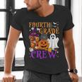 4th Grade Boo Crew Teacher Student Halloween Costume Men's V-Neck T-Shirt, 4th Grade Teacher Shirts, gift for family, gift for coworker