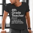 4th Grade Teacher Definition Back To School First Day Men's V-Neck T-Shirt, First Grade Teacher Shirts, 4th Grade Teacher Shirts, gift for family, gift for coworker 4th Grade Teacher Definition Back To School First Day Men's V-Neck T-Shirt, First Grade Teacher Shirts, 4th Grade Teacher Shirts, gift for family, gift for coworker