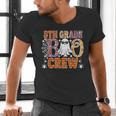 5th Grade Boo Crew Halloween Teachers Students Men's V-Neck T-Shirt, gift for family, gift for coworker