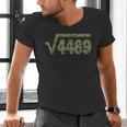 6 7 Army Pattern Meme Square Root 4489 Slang Math Teacher Men's V-Neck T-Shirt, gift for family, gift for coworker