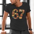 67 6 7 Fall Leaves For Teachers 67 Teacher Men's V-Neck T-Shirt, gift for family, gift for coworker