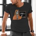 67 Math Teacher Skeleton Halloween Root 4489 Messy Bun Women Men's V-Neck T-Shirt, gift for family, gift for coworker