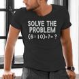 67 Meme PEMDAS Elementary Math Teacher Brainrot Joke Men's V-Neck T-Shirt, gift for family, gift for coworker