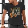 67 Teacher Halloween Skeleton Men's V-Neck T-Shirt, gift for family, gift for coworker