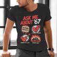 67 History Teacher Teacher 6 7 Overuse '67 Men's V-Neck T-Shirt, History Teacher Shirts, gift for family, gift for coworker