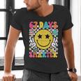 67th Day Of School Shirt 67 Days Smarter Teacher Boy Girls Men's V-Neck T-Shirt, gift for family, gift for coworker