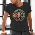 ABCD 3rd Grade Rocks Pencil Lightning Teachers Rock Boys Men's V-Neck T-Shirt, gift for family, gift for coworker ABCD 3rd Grade Rocks Pencil Lightning Teachers Rock Boys Men's V-Neck T-Shirt, gift for family, gift for coworker
