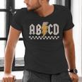 ABCD Back In Class First Day Back To School Teacher Student Men's V-Neck T-Shirt, gift for family, gift for coworker ABCD Back In Class First Day Back To School Teacher Student Men's V-Neck T-Shirt, gift for family, gift for coworker