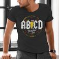 ABCD The Teacher Tour Last Day Of School Rockin' Teacher Men's V-Neck T-Shirt, gift for family, gift for coworker ABCD The Teacher Tour Last Day Of School Rockin' Teacher Men's V-Neck T-Shirt, gift for family, gift for coworker