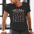Alphabet Positive Affirmations Back To School Teacher Men's V-Neck T-Shirt, gift for family, gift for coworker Alphabet Positive Affirmations Back To School Teacher Men's V-Neck T-Shirt, gift for family, gift for coworker