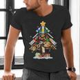 Art Christmas Tree Merry Christmas Artist Art Teacher Men's V-Neck T-Shirt, gift for family, gift for coworker Art Christmas Tree Merry Christmas Artist Art Teacher Men's V-Neck T-Shirt, gift for family, gift for coworker
