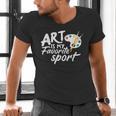 Art Is My Favorite Sport Artist Art Lover Teacher Men's V-Neck T-Shirt, gift for family, gift for coworker Art Is My Favorite Sport Artist Art Lover Teacher Men's V-Neck T-Shirt, gift for family, gift for coworker