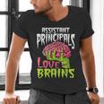Assistant Principals Love Brains Zombie Teacher Halloween Men's V-Neck T-Shirt, gift for family, gift for coworker Assistant Principals Love Brains Zombie Teacher Halloween Men's V-Neck T-Shirt, gift for family, gift for coworker