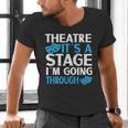 Theater Teacher Drama Teacher Theater Nerd Actor Men Women Kids Men's V-Neck T-Shirt, gift for family, gift for coworker