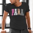 Back To School Teacher Para Preppy Checkered Para Life Men's V-Neck T-Shirt, gift for family, gift for coworker