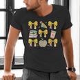 Back To School Yellow Bows Book Coffee Leopard Apple Teacher Men's V-Neck T-Shirt, gift for family, gift for coworker Back To School Yellow Bows Book Coffee Leopard Apple Teacher Men's V-Neck T-Shirt, gift for family, gift for coworker