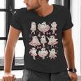 Ballet Ghost Ballet Dancer Spooky Dance Halloween Teacher Men's V-Neck T-Shirt, gift for family, gift for coworker Ballet Ghost Ballet Dancer Spooky Dance Halloween Teacher Men's V-Neck T-Shirt, gift for family, gift for coworker