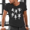 Ballet Ghost Dancer Spooky Dance Teacher Halloween Costume Men's V-Neck T-Shirt, gift for family, gift for coworker Ballet Ghost Dancer Spooky Dance Teacher Halloween Costume Men's V-Neck T-Shirt, gift for family, gift for coworker