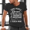 Best Music Teacher For Men Women Musician Band Piano Teacher Men's V-Neck T-Shirt, gift for family, gift for coworker