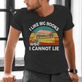 I Like Big Books Cannot Lie Librarian Reading Teacher Men's V-Neck T-Shirt, gift for family, gift for coworker I Like Big Books Cannot Lie Librarian Reading Teacher Men's V-Neck T-Shirt, gift for family, gift for coworker