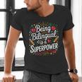 Being Bilingual Is A Superpower ESL Teacher School Men's V-Neck T-Shirt, Esl Teacher Shirts, gift for family, gift for coworker Being Bilingual Is A Superpower ESL Teacher School Men's V-Neck T-Shirt, Esl Teacher Shirts, gift for family, gift for coworker