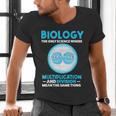 Biology Facts Science Teacher Student Biologist Men's V-Neck T-Shirt, Science Teacher Shirts, gift for family, gift for coworker