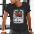 Bleached Teacher Para Life Paraprofessional Cute Messy Bun For Men Women Girls Kids Men's V-Neck T-Shirt, gift for family, gift for coworker Bleached Teacher Para Life Paraprofessional Cute Messy Bun For Men Women Girls Kids Men's V-Neck T-Shirt, gift for family, gift for coworker