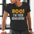 Boo I'm Your Homework Halloween Teacher Costume Men's V-Neck T-Shirt, gift for family, gift for coworker Boo I'm Your Homework Halloween Teacher Costume Men's V-Neck T-Shirt, gift for family, gift for coworker