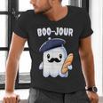Boo Jour Ghost French Teacher Vintage Teacherlife Groovy Men's V-Neck T-Shirt, Groovy Teacher Shirts, gift for family, gift for coworker Boo Jour Ghost French Teacher Vintage Teacherlife Groovy Men's V-Neck T-Shirt, Groovy Teacher Shirts, gift for family, gift for coworker