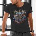 Books Rock Rock'n Roll Science Of Reading Teachers Guitar Men's V-Neck T-Shirt, Science Teacher Shirts, gift for family, gift for coworker Books Rock Rock'n Roll Science Of Reading Teachers Guitar Men's V-Neck T-Shirt, Science Teacher Shirts, gift for family, gift for coworker
