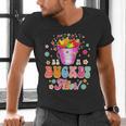 Be A Bucket Filler Teacher Teaching Groovy Back To School For Men Women Men's V-Neck T-Shirt, Groovy Teacher Shirts, gift for family, gift for coworker