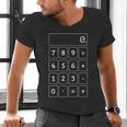 Calculator Costume Halloween Math Teacher Nerd For Men Women Men's V-Neck T-Shirt, gift for family, gift for coworker Calculator Costume Halloween Math Teacher Nerd For Men Women Men's V-Neck T-Shirt, gift for family, gift for coworker