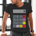 Calculator Math Teacher Halloween Costumes Women Men Adults Men's V-Neck T-Shirt, gift for family, gift for coworker Calculator Math Teacher Halloween Costumes Women Men Adults Men's V-Neck T-Shirt, gift for family, gift for coworker