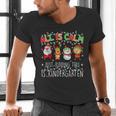 All Is Calm Xmas Kindergarten Christmas Season Teacher Men's V-Neck T-Shirt, gift for family, gift for coworker