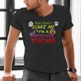 You Can't Scare Me I'm A Preschool Teacher Halloween Men's V-Neck T-Shirt, gift for family, gift for coworker