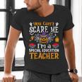 You Can't Scare Me I'm A Special Education Teacher Halloween Men's V-Neck T-Shirt, gift for family, gift for coworker
