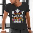 You Can't Scare Me I'm A Substitute Teacher Shirt Halloween Men's V-Neck T-Shirt, gift for family, gift for coworker You Can't Scare Me I'm A Substitute Teacher Shirt Halloween Men's V-Neck T-Shirt, gift for family, gift for coworker
