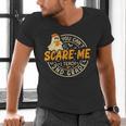 You Can't Scare Me I Teach 2nd Grade Teacher Halloween Ghost Men's V-Neck T-Shirt, 2nd Grade Teacher Shirts, gift for family, gift for coworker