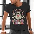 You Can't Scare Me I Teach Elementary School Teacher Spooky Men's V-Neck T-Shirt, gift for family, gift for coworker