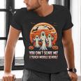 You Can't Scare Me I Teach Middle School Teacher Halloween Men's V-Neck T-Shirt, gift for family, gift for coworker
