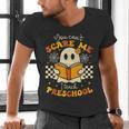 You Can't Scare Me I Teach Preschool Teacher Halloween Ghost Men's V-Neck T-Shirt, gift for family, gift for coworker You Can't Scare Me I Teach Preschool Teacher Halloween Ghost Men's V-Neck T-Shirt, gift for family, gift for coworker