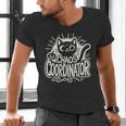 Cat Chaos Coordinator For Women Mom Halloween Teacher Men's V-Neck T-Shirt, gift for family, gift for coworker Cat Chaos Coordinator For Women Mom Halloween Teacher Men's V-Neck T-Shirt, gift for family, gift for coworker